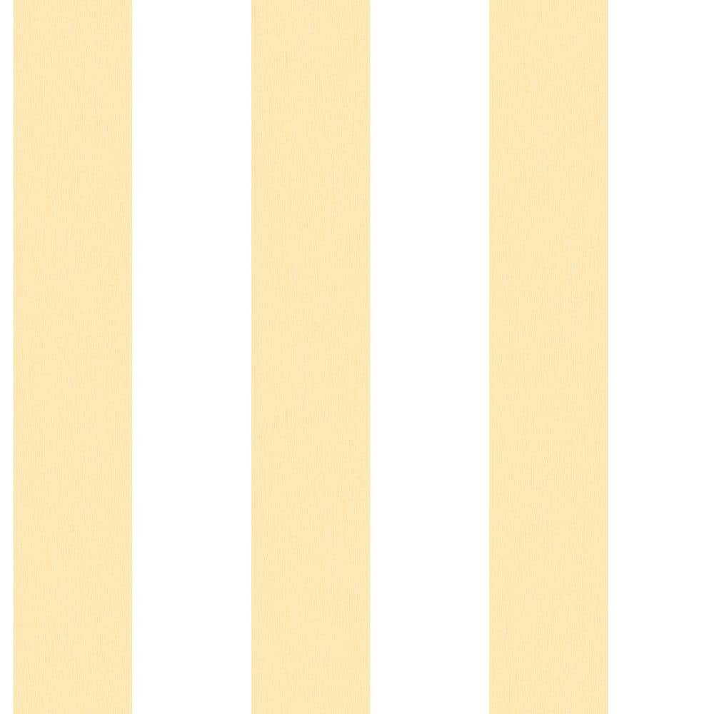 Smart Stripes 3 Yellow/White Surface Stripe Matte Finish Non-Pasted Vinyl o