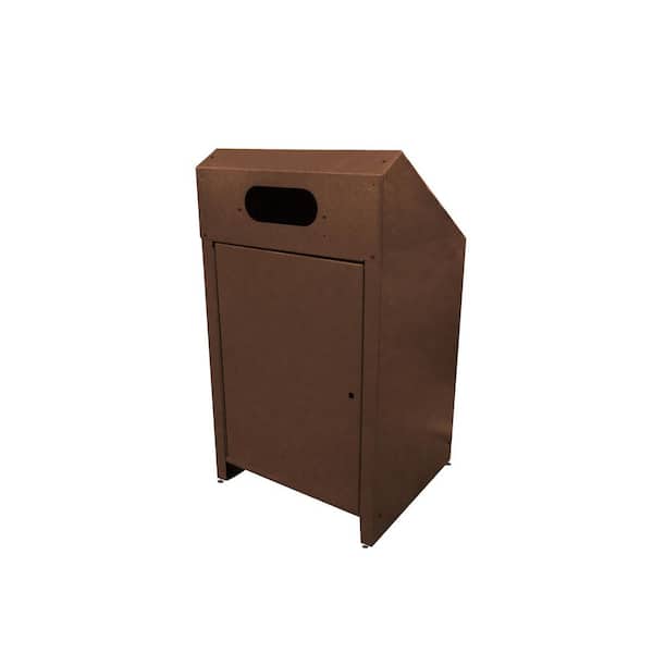 34 Gal. RC-1 Brown Outdoor Recycling Bin