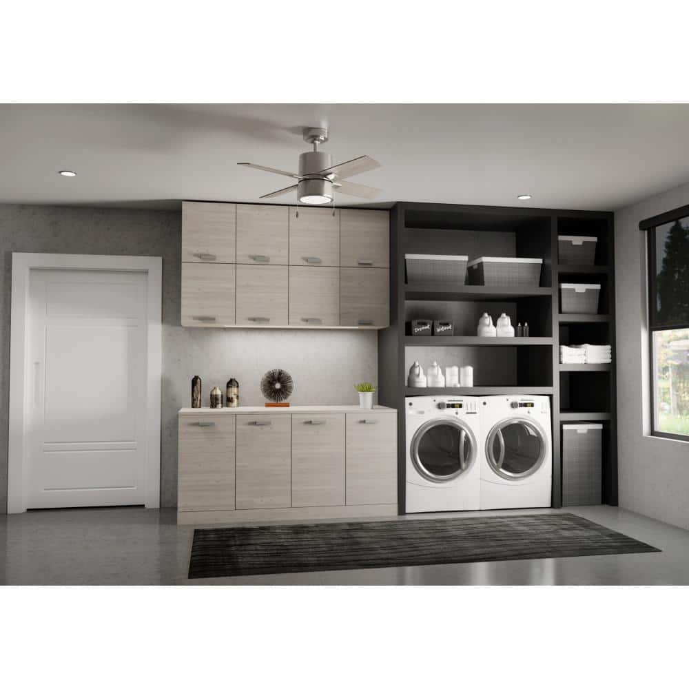 Hunter Beck 42 in. LED Indoor Brushed Nickel Ceiling Fan with