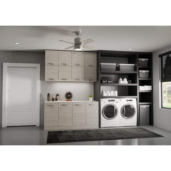 Hunter Beck 42 in. LED Indoor Brushed Nickel Ceiling Fan with Light