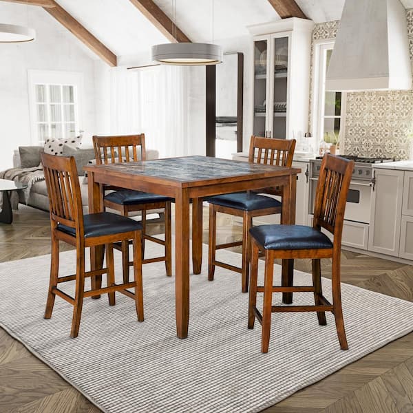 Wilmoth 5 piece discount counter height dining set