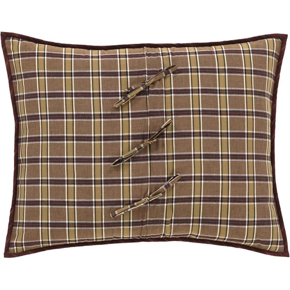 Wyatt Patchwork Cotton Plaid Standard Sham