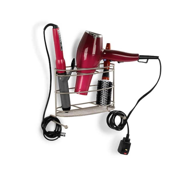 Spectrum MyBella 10.5 in. W Styling Station in Satin Nickel Powder Coat