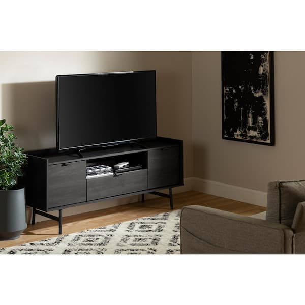South Shore City Life Gray Oak 60.75 in. TV Stand