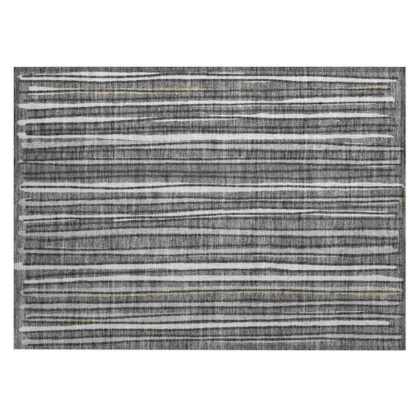 Chantille Machine Washable Indoor/Outdoor Abstract ACN3045 Gray 3 ft. x 4 ft. Area Rug