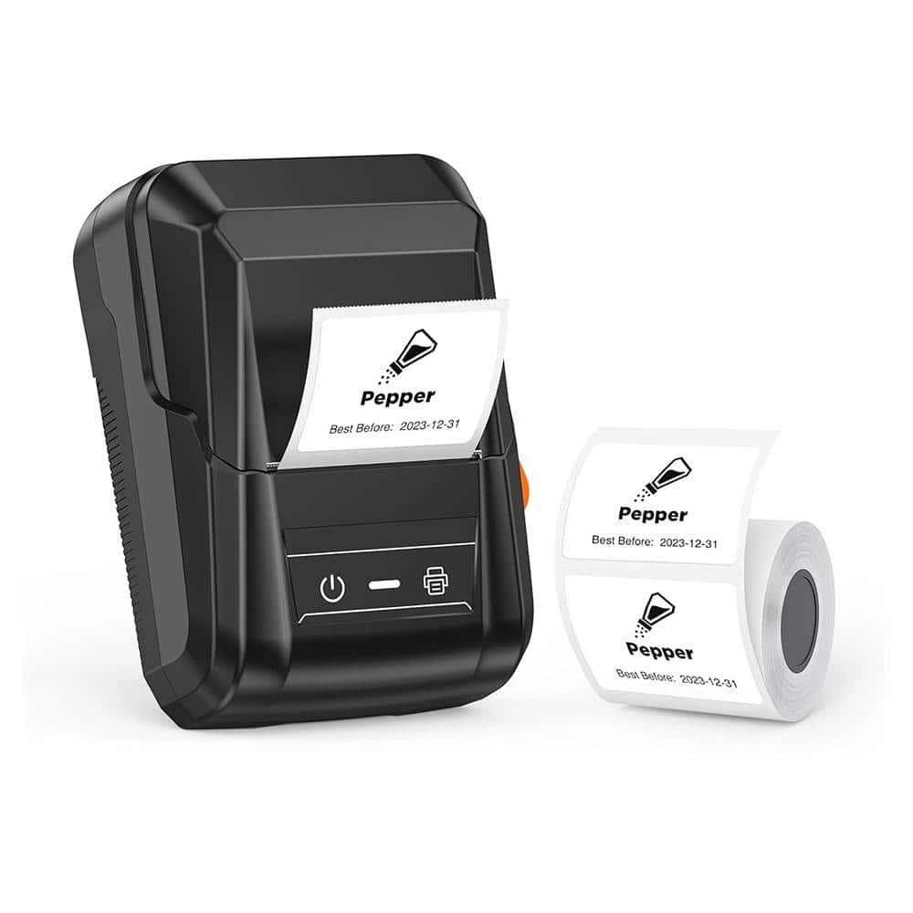 Bluetooth Inkless Label Maker Machine w/ App-Enabled, 40-Fonts, 450+ Icons 