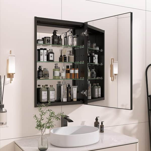 メディカルキャビネット Getpro Nox 20 in. W x 30 in. H Rectangular Aluminum Medicine