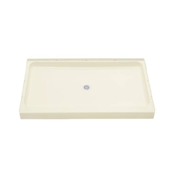 STERLING Ensemble 60 in. x 34 in. Single Threshold Shower Base in Biscuit