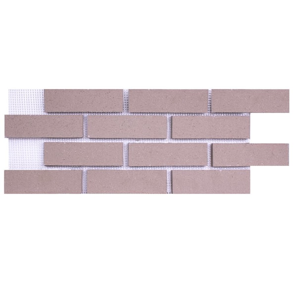 Old Mill Brick 28 in. x 10.5 in. x 0.625 in. (6.99 sq. ft.) Brickwebb London Thin Brick Sheets Flats (Box of 4-Sheets)