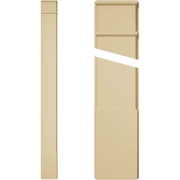 Ekena Millwork 2 in. D x 10 in. W x 108 in. L Primed Polyurethane Pilaster 1- Pack