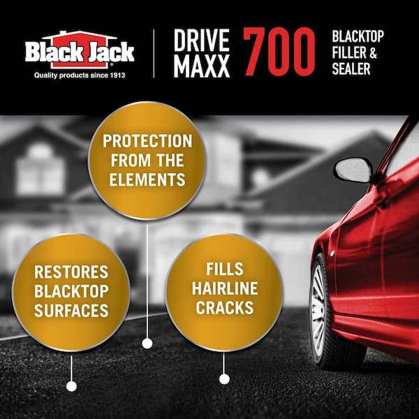 Black Jack 4.75 gal. Drive-Maxx 700-Matte Black Water-Based