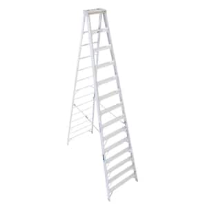 14 ft. Aluminum Step Ladder with 300 lb. Load Capacity Type IA Duty Rating