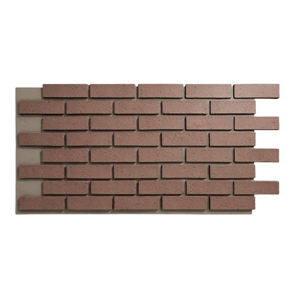 Ekena Millwork Everstone Traditional Faux Brick 44 in. x 21.75 in ...