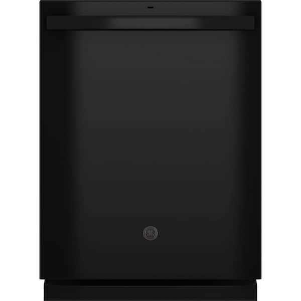 GE 24 in. Built-In Tall Tub Top Control Black Dishwasher w/3rd Rack, Bottle Jets, 50 dBA