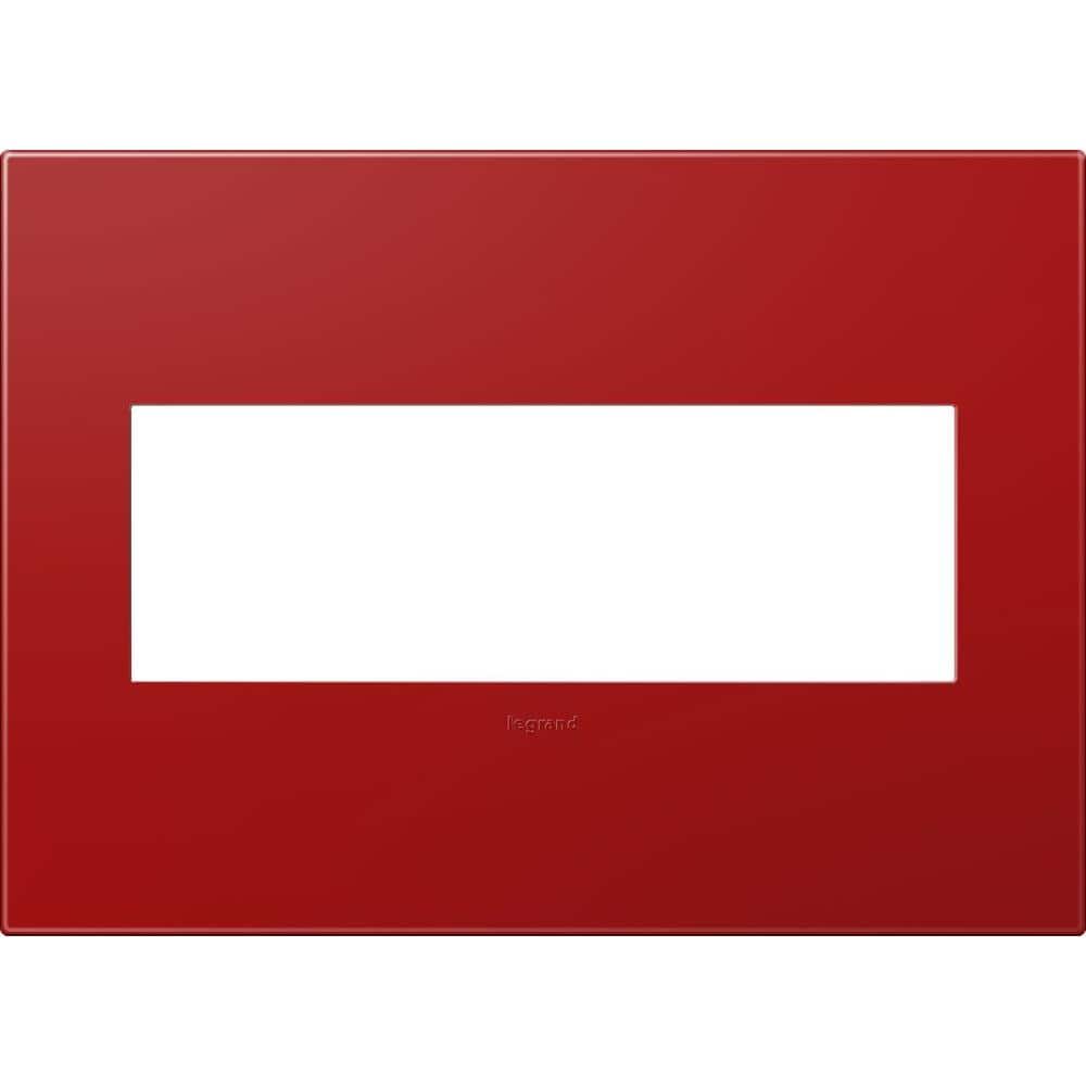 adorne 3 Gang Decorator/Rocker Wall Plate, Cherry (1-Pack) price history on PriceWatchPro
