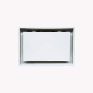 Aria Lite - Framed Wall Vent 10 in.x14 in. White