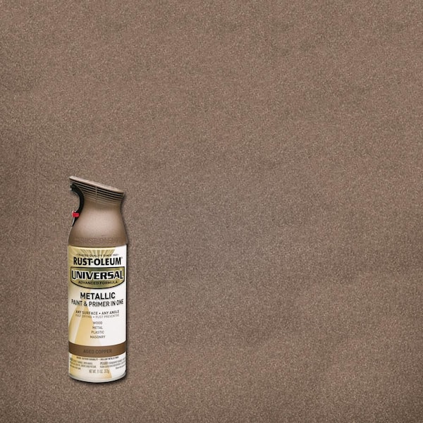Rust-Oleum Universal 11 oz. All Surface Metallic Aged Copper Spray Paint and Primer in One