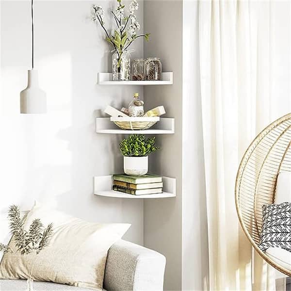 Corner Shelf Bedroom Decor
