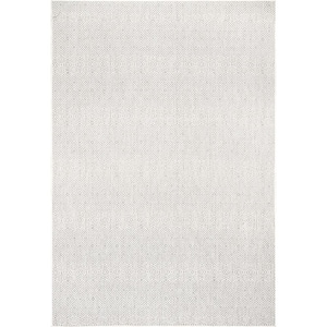 Paloma Gray 4 ft. x 6 ft. Abstract Geometric Indoor/Outdoor Patio Area Rug