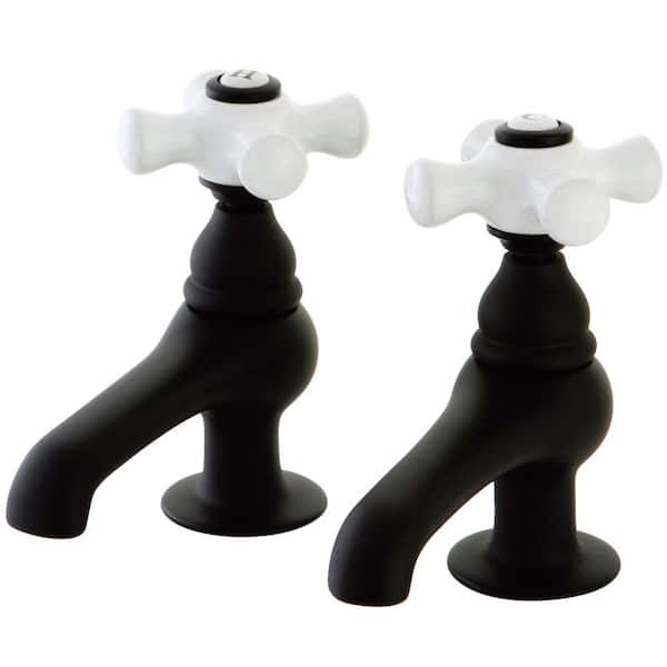 Kingston Brass Restoration Old-Fashion Basin Tap 4 in. Centerset 2-Handle Bathroom Faucet in Oil Rubbed Bronze