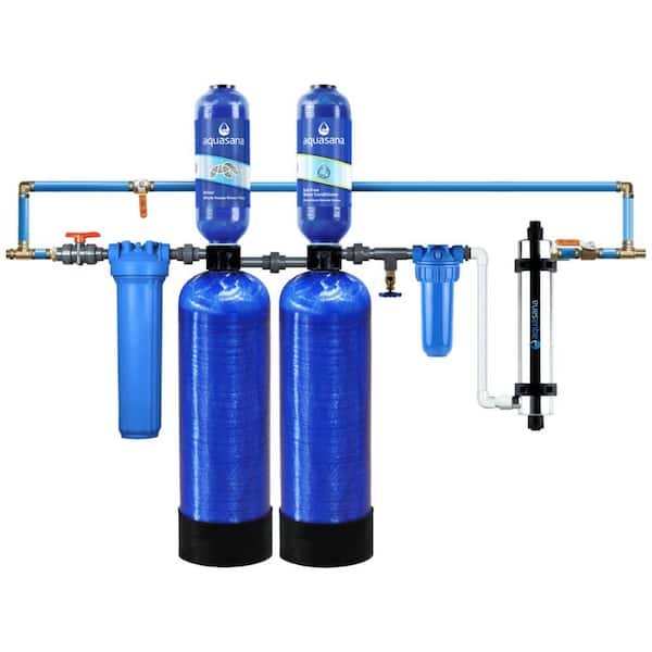 Rhino Max Flow + Tall Salt-Free Water Conditioner + UV Filter + Pro-Grade Bypass Kit + Low Maintenance Pre-Filter