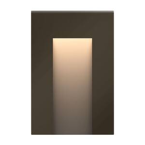 Taper Low-Voltage Bronze Integrated LED Deck Sconce