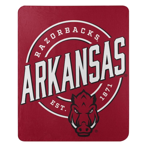 THE NORTHWEST GROUP NCAA Arkansas Campaign Fleece Throw
