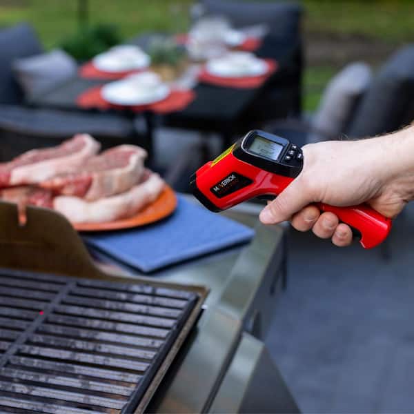 Maverick Red Infrared BBQ Surface Thermometer IR-203R - The Home Depot