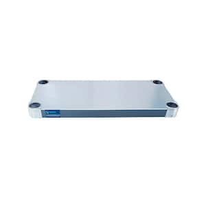 Additional Galvanized Steel Undershelf for 14 in. x 24 in. Kitchen Prep Table Adjustable Galvanized Steel Undershelf