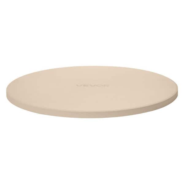 Pizza Stone, 16 in. Round Cordierite Baking Stone 0.67 in. Thick with Rack Stand, 1450°F Heat Resistant for Oven BBQ