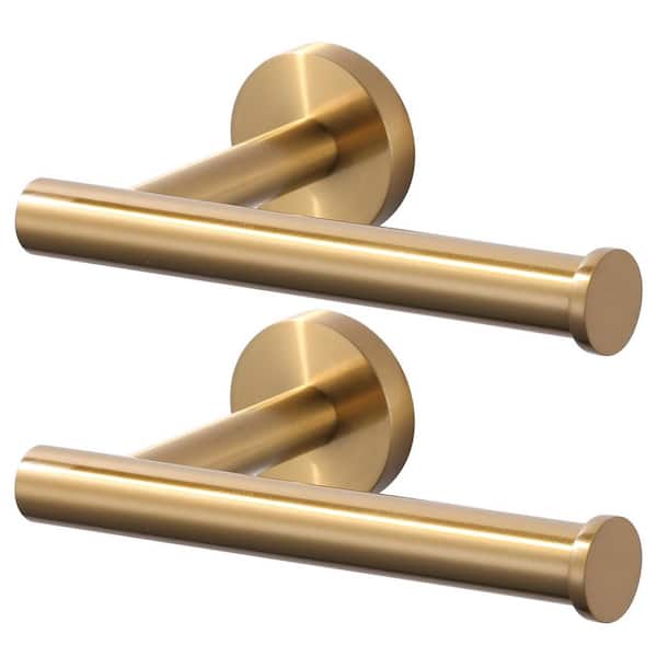 2 Pack Wall Mounted 304 Stainless Steel Round 6.5 Inch Toilet Paper Holders in Oiled Rubbed Bronze