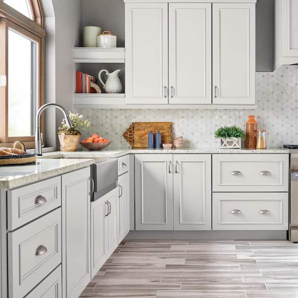 1 gal. #HDC-MD-06 Nano White Semi-Gloss Enamel Interior/Exterior Cabinet, Door & Trim Paint