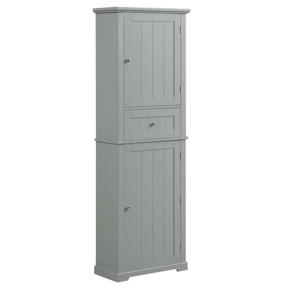 Calloway Modern Grey 67.3 in. H Sideboard Accent Storage Cabinet with Drawer and Adjustable Shelves price history on PriceWatchPro