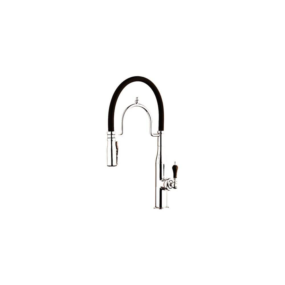 Botticelli Single Handle Brushed Nickel 18.6 in. H Pull Down Sprayer Kitchen Faucet with 180° Swivel Spout price history on PriceWatchPro