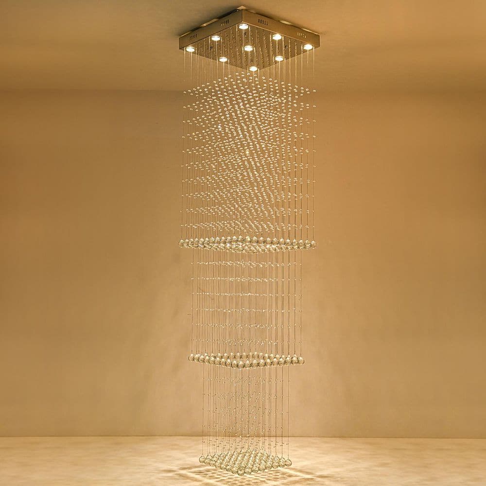 EDISLIVE Alexander 9-Light Chrome Statement Tiered Empire