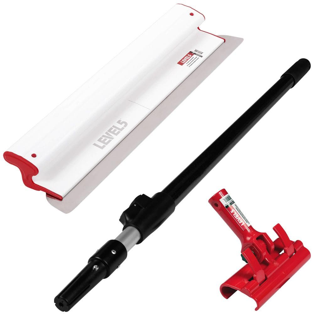 24 in. Composite Skimming Blade Combo with Handle Adapter Plus 37 in. to 63