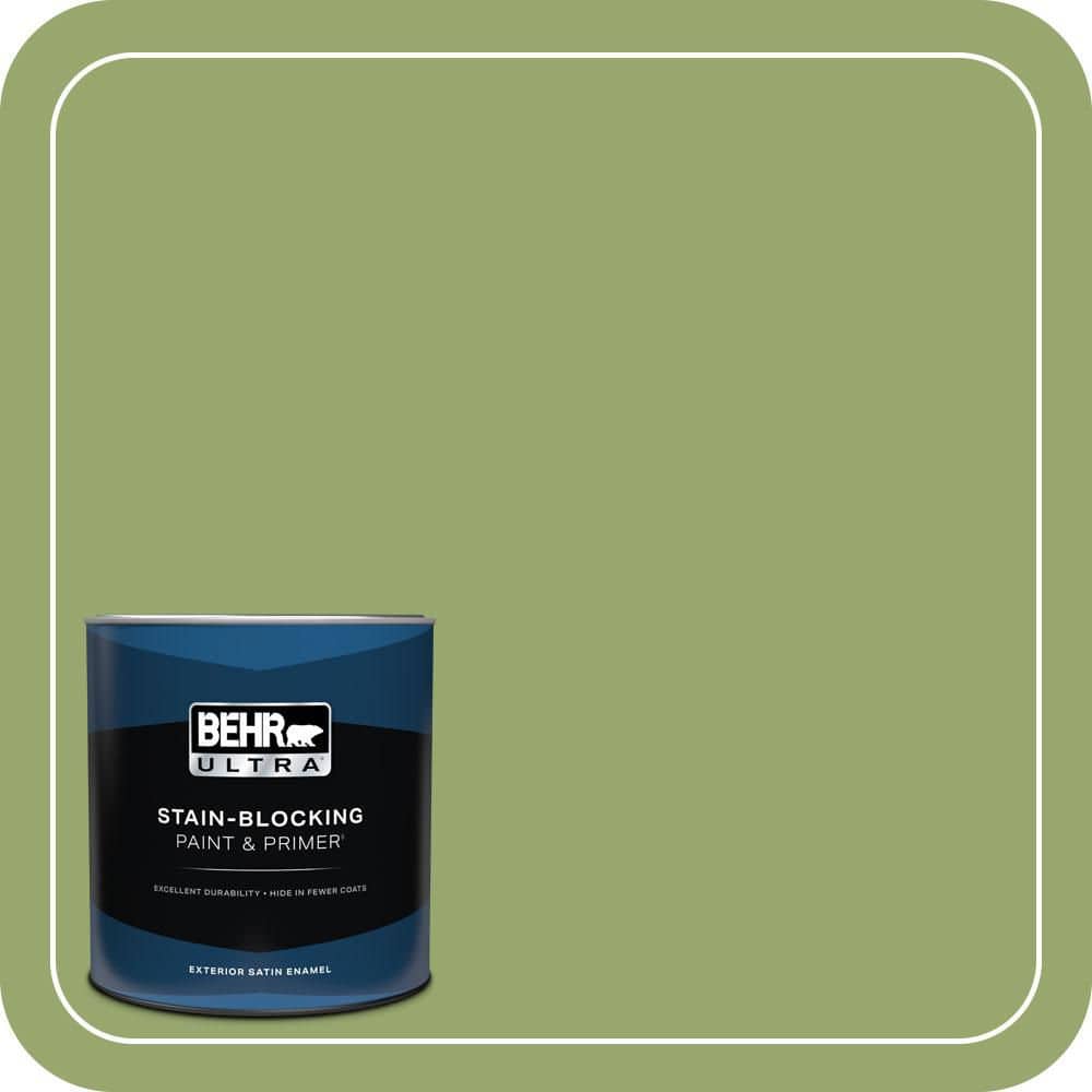 1 qt. #MQ4-43 Green Plaza Satin Enamel Exterior Paint & Primer price history on PriceWatchPro