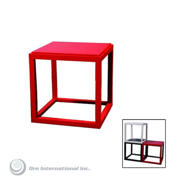 Home Decorators Collection Red Stackable End Table