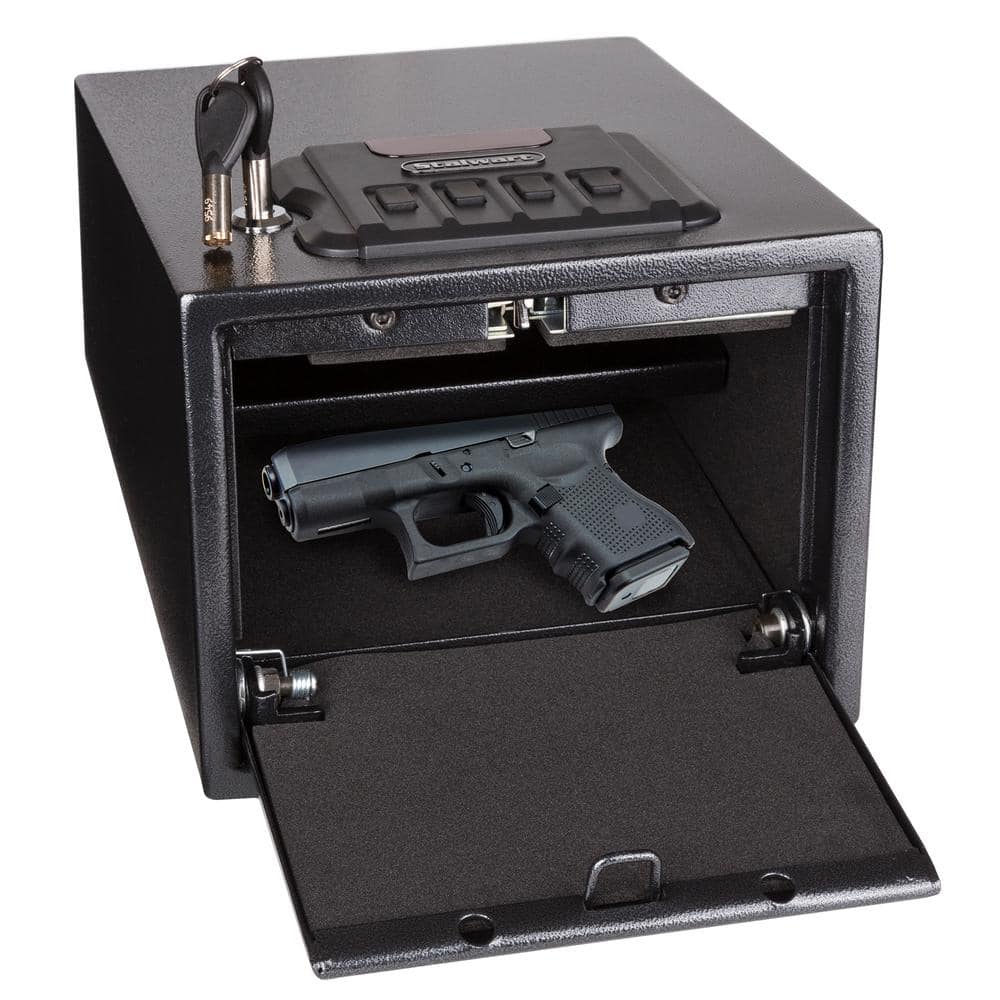 Small Black Steel Digital Gun Safe with Electronic Lock