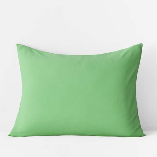 The Company Store Company Cotton Spring Green Cotton Jersey Knit King Sham