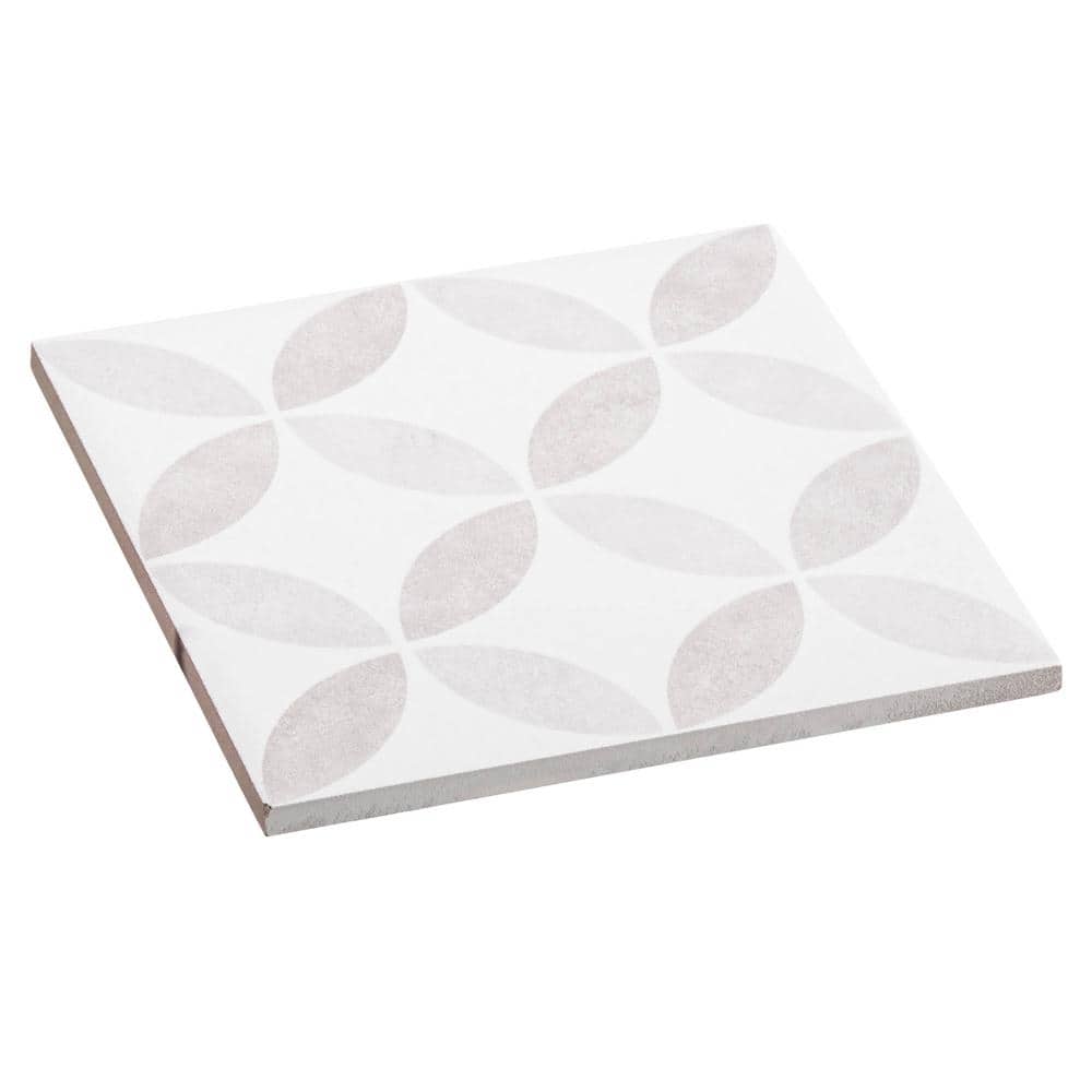 Genoa Beige Matte 6x6 Porcelain Patterned Tile
