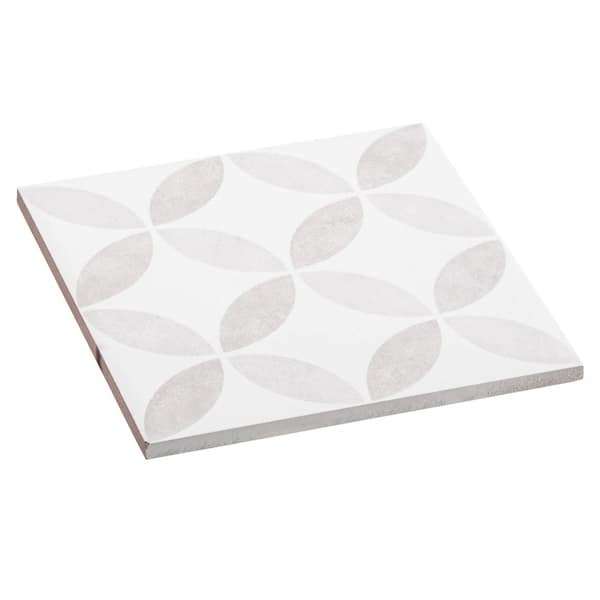 Occitan Genoa Square 6 in. x 6 in. Matte Porcelain Wall Tile Sample