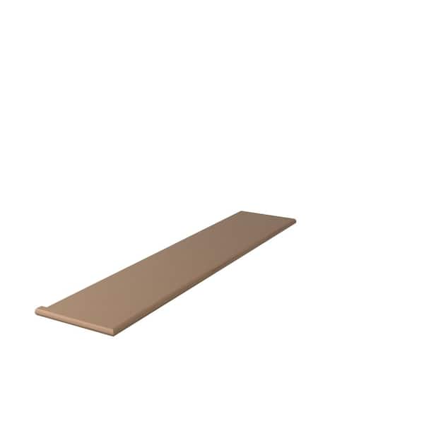 1.0625 in. T x 11.5 in. W x 54 in. L Unfinished Poplar Wood Miter Return One End Reversible