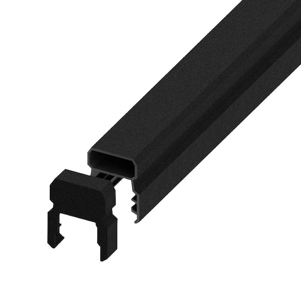 Avalon Tristan Satin Black 6 ft. Top Rail Cap