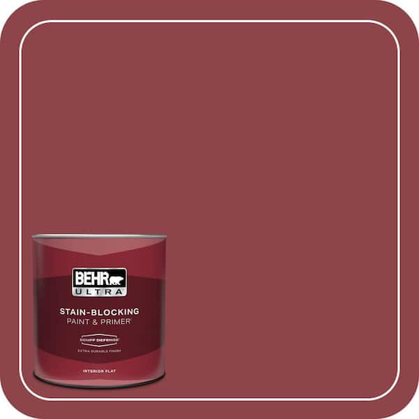 BEHR ULTRA 1 qt. #MQ1-09 Haute Couture Extra Durable Flat Interior Paint & Primer