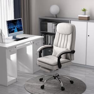 Light Grey Microfibre Massage Chair