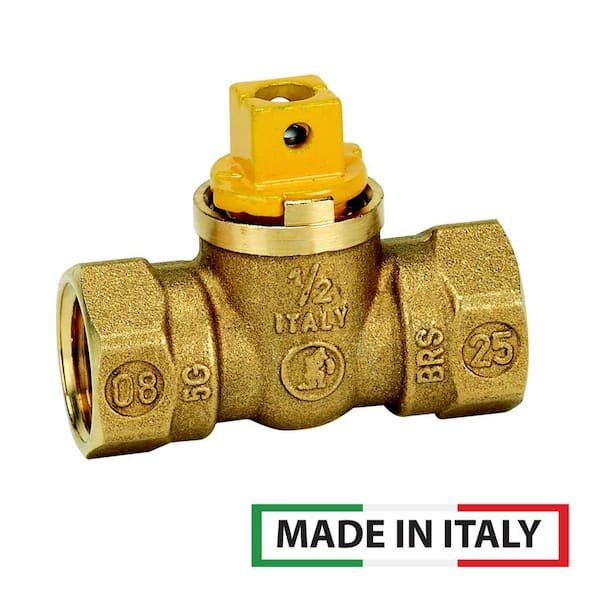 Everbilt 3/4 in. FIP x 3/4 in. FIP Square Head Brass Gas Ball Valve