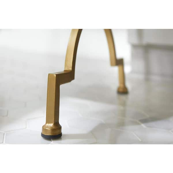 Brass best sale vanity stool