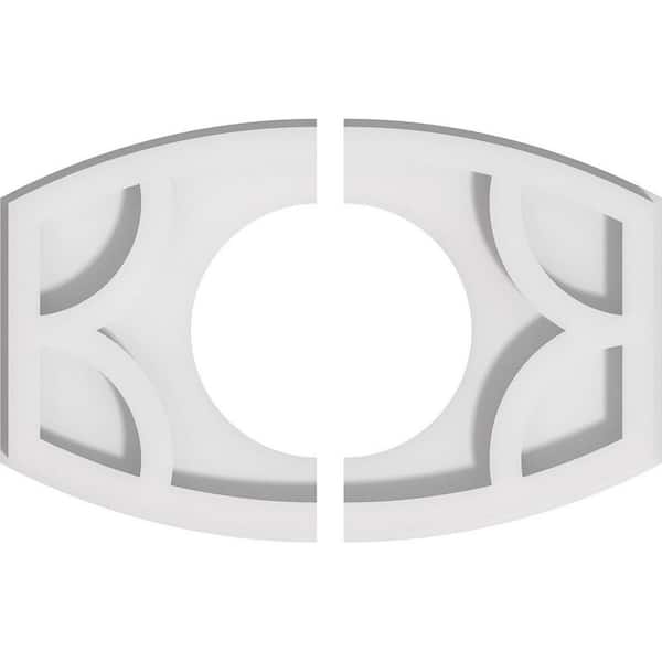 1 in. x 10 in. x 6.625 in PVC Medallion Moulding