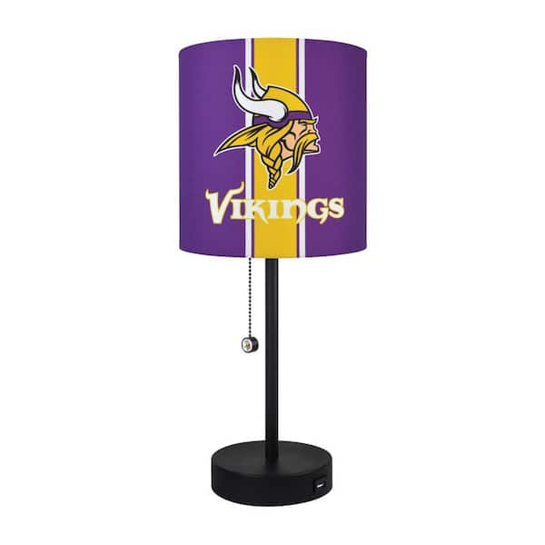 IMPERIAL Vikings 20 in. Black Task and Reading Desk Indoor Lamp with USB port